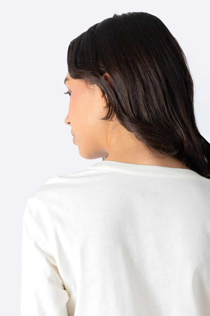 Playera manga larga beige claro - Hang Ten