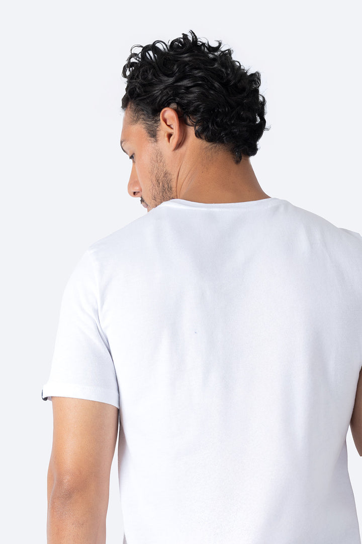 T-shirt blanca NINETEEN SIXTY TWO - Hang Ten 