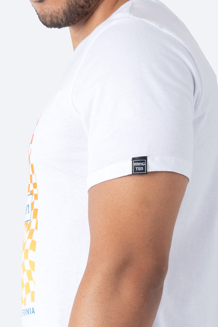 T-shirt blanca NINETEEN SIXTY TWO - Hang Ten 