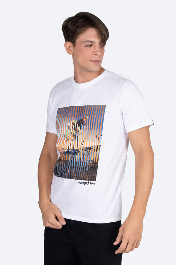 T-shirt estampado skate - Hang Ten