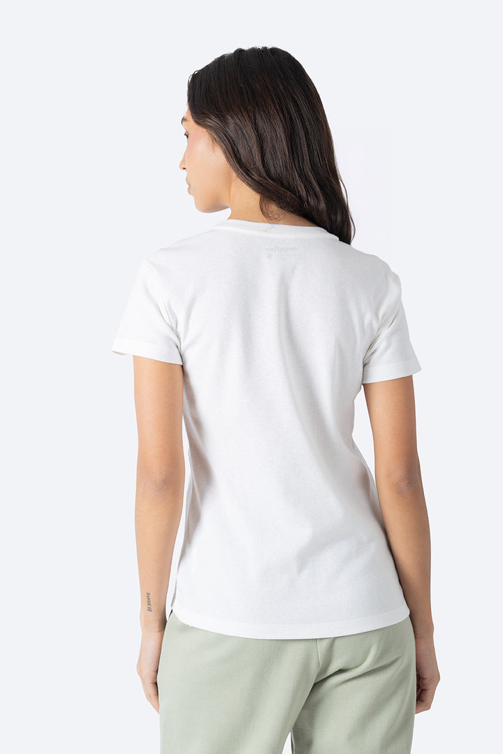 Playera beige estampado floral - Hang Ten