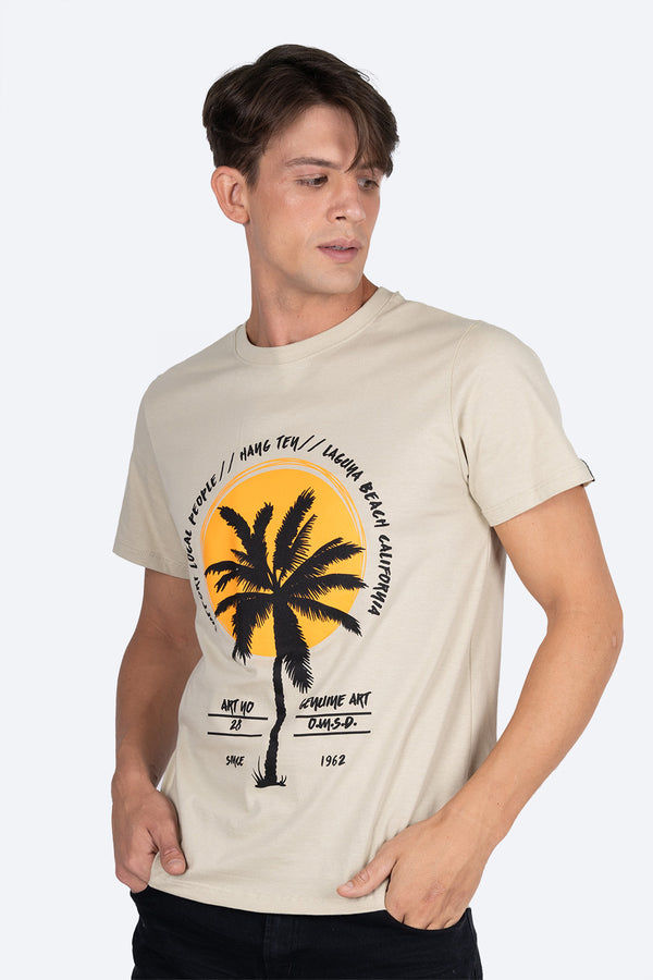 T-shirt estampado palmera - Hang Ten