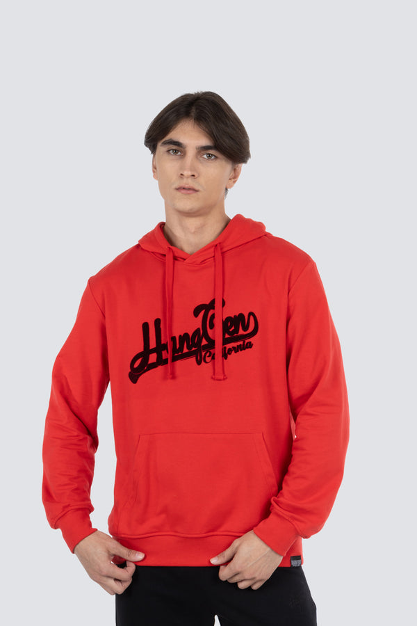 Sudadera cerrada roja - Hang Ten