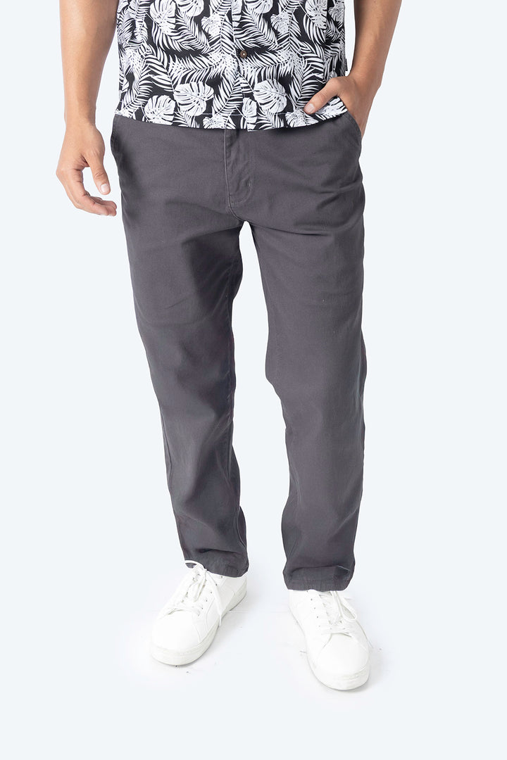 Pantalón casual slim gris - Hang Ten