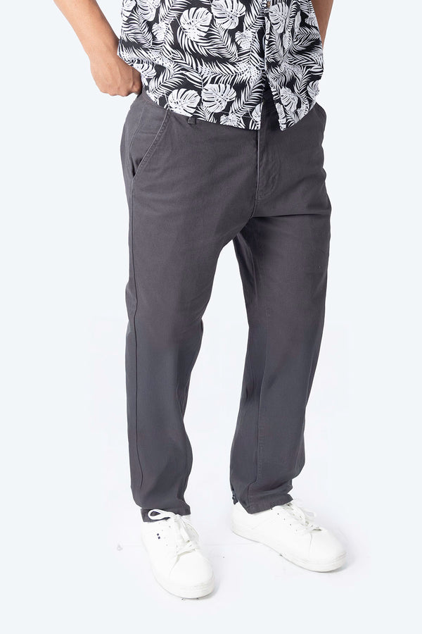 Pantalón casual slim gris - Hang Ten