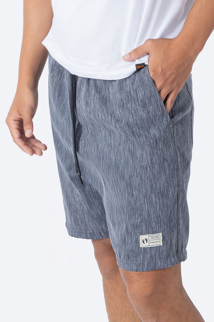 Bermuda básica azul diseño de líneas - Hang Ten