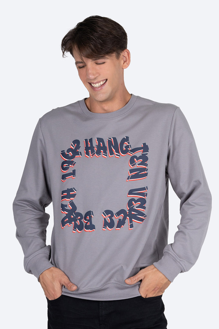 Sudadera cerrada con estampado - Hang Ten