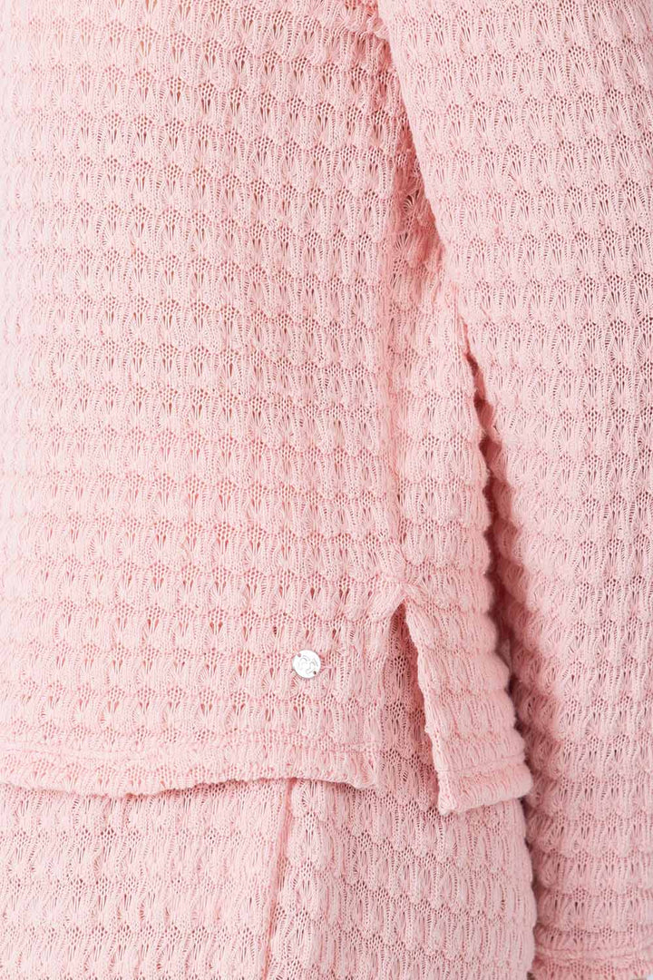 Blusa manga larga punto de tejido coral  - Hang Ten