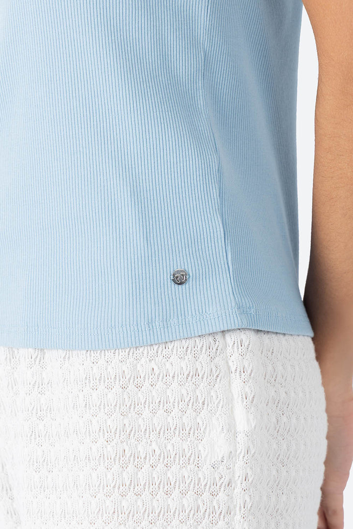 Blusa azul con textura - Hang Ten