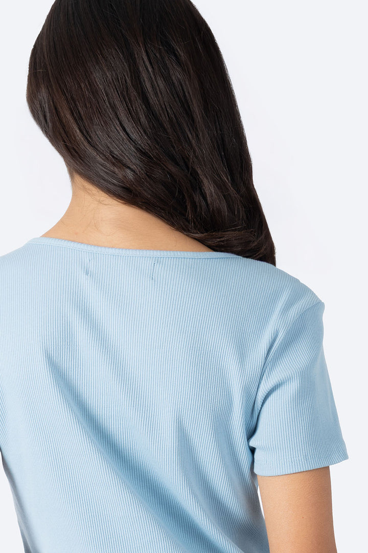Blusa azul con textura - Hang Ten