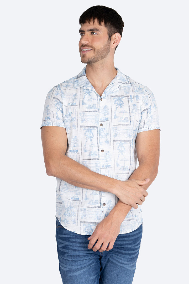 Camisa resort estampada - Hang Ten