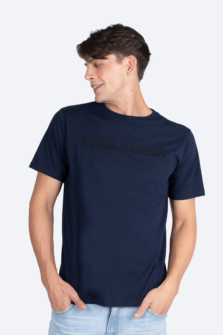 Playera estampada seal beach - Hang Ten