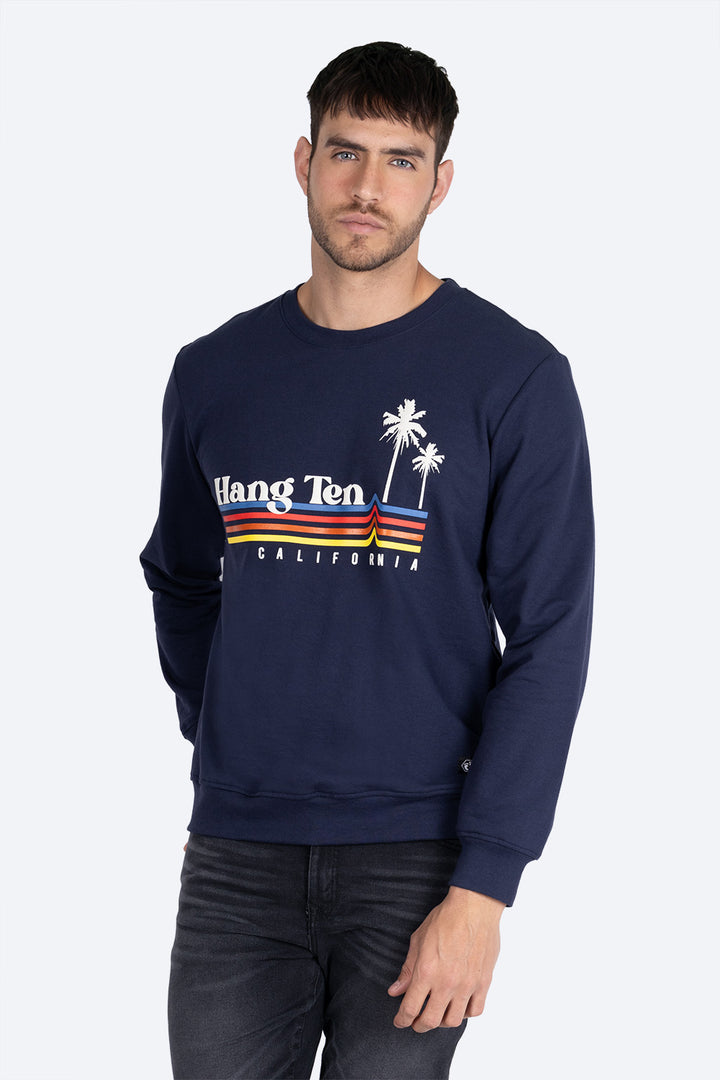 Sudadera cerrada estampado Hang Ten - Hang Ten 