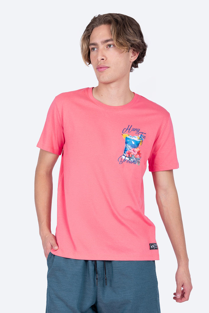 Playera coral manga corta mini estampado HT - Hang Ten 