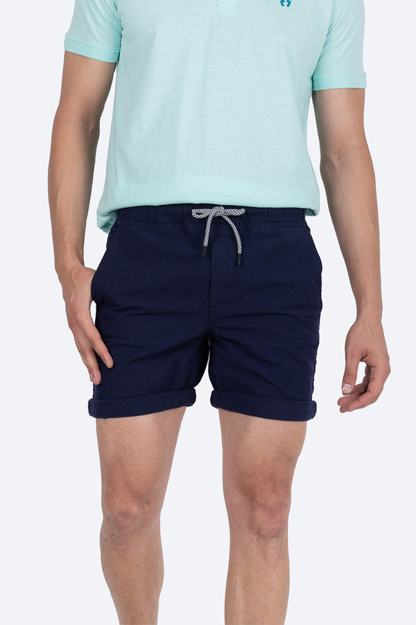 Short azul casual con resorte - Hang Ten