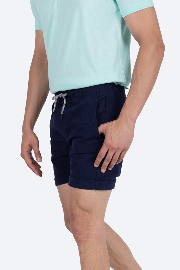 Short azul casual con resorte - Hang Ten