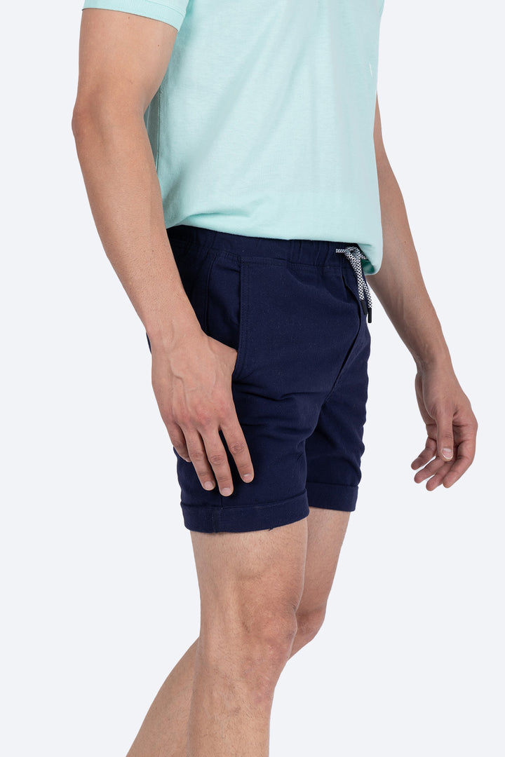 Short azul casual con resorte - Hang Ten