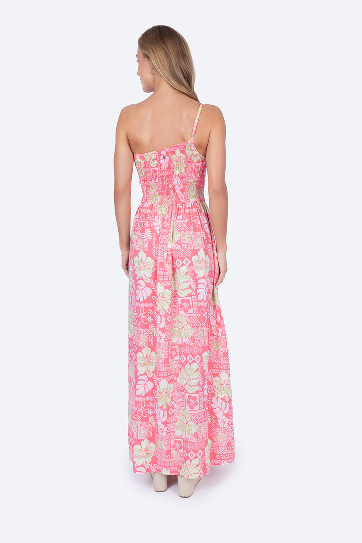 Vestido rosa con estampado floral - Hang Ten
