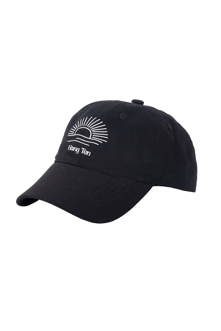 Gorra negra estampada sol - Hang Ten