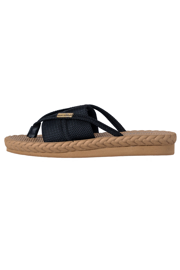 Sandalia casual flip flop negra - Hang Ten 