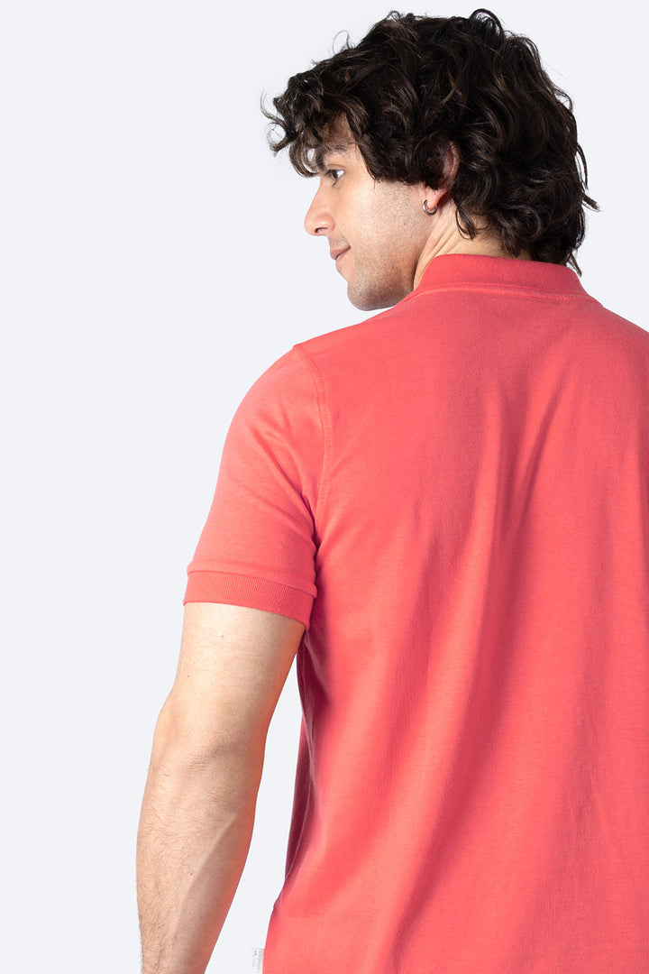 Polo chifón coral new - Hang Ten