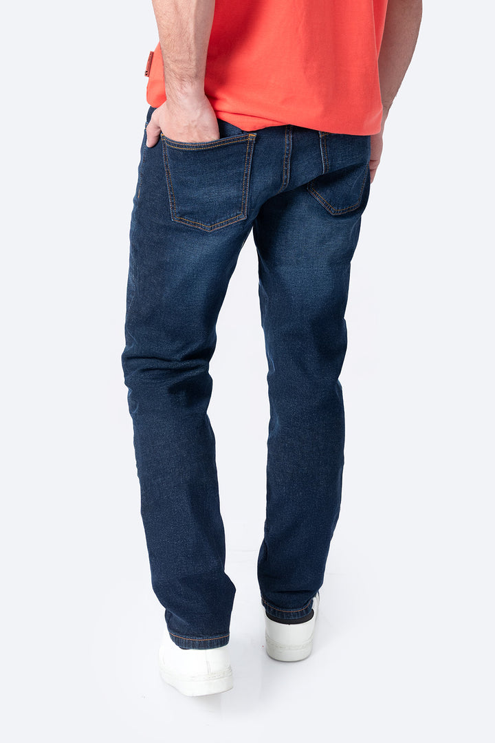 Jeans básico slim azul oscuro - Hang Ten