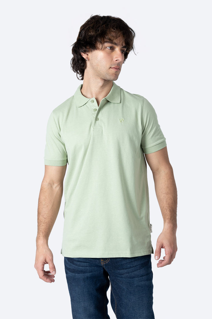 Polo chifón verde claro new - Hang Ten