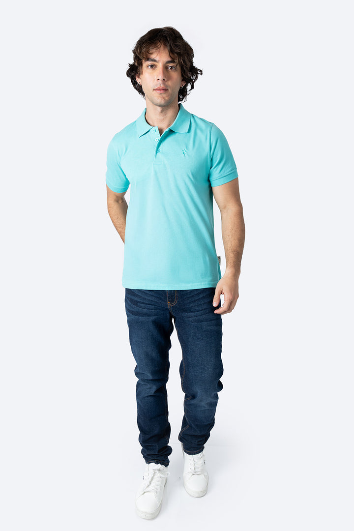 Polo chifón aqua new - Hang Ten