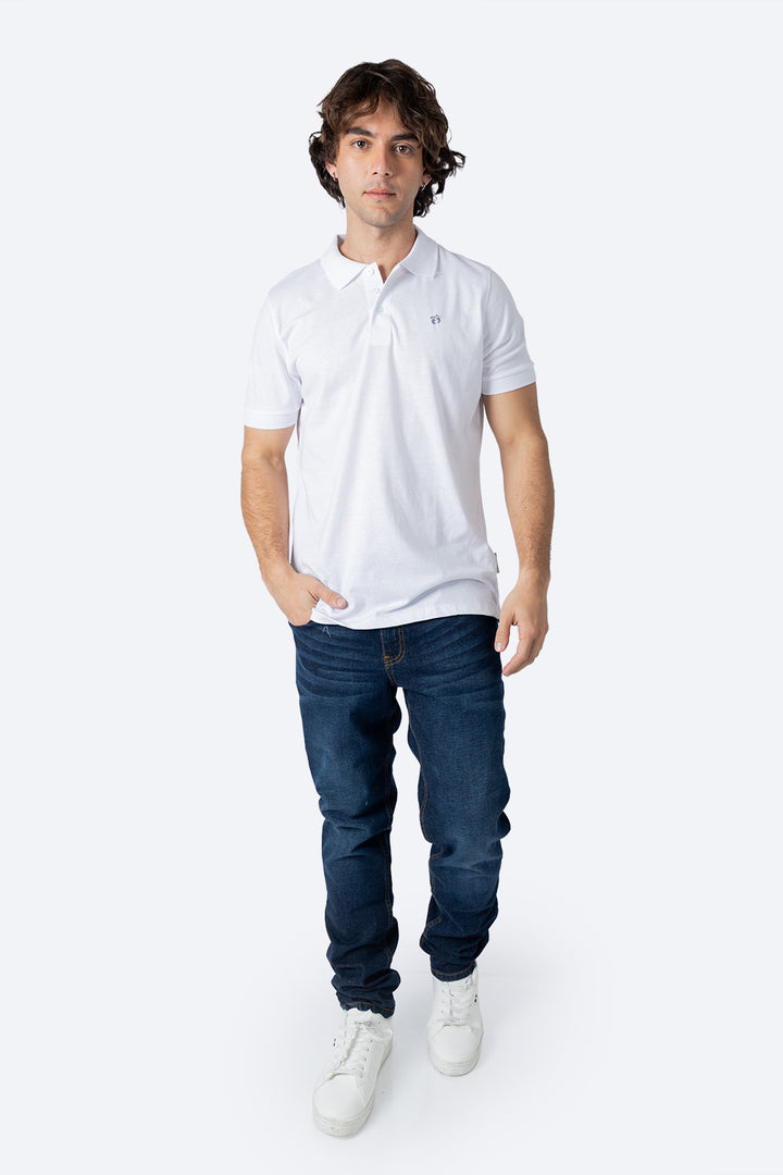 Polo chifón blanco new - Hang Ten