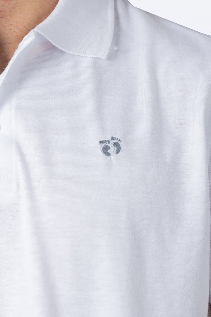 Polo chifón blanco new - Hang Ten