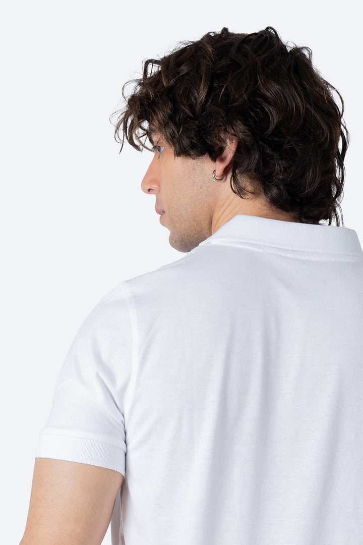 Polo chifón blanco new - Hang Ten