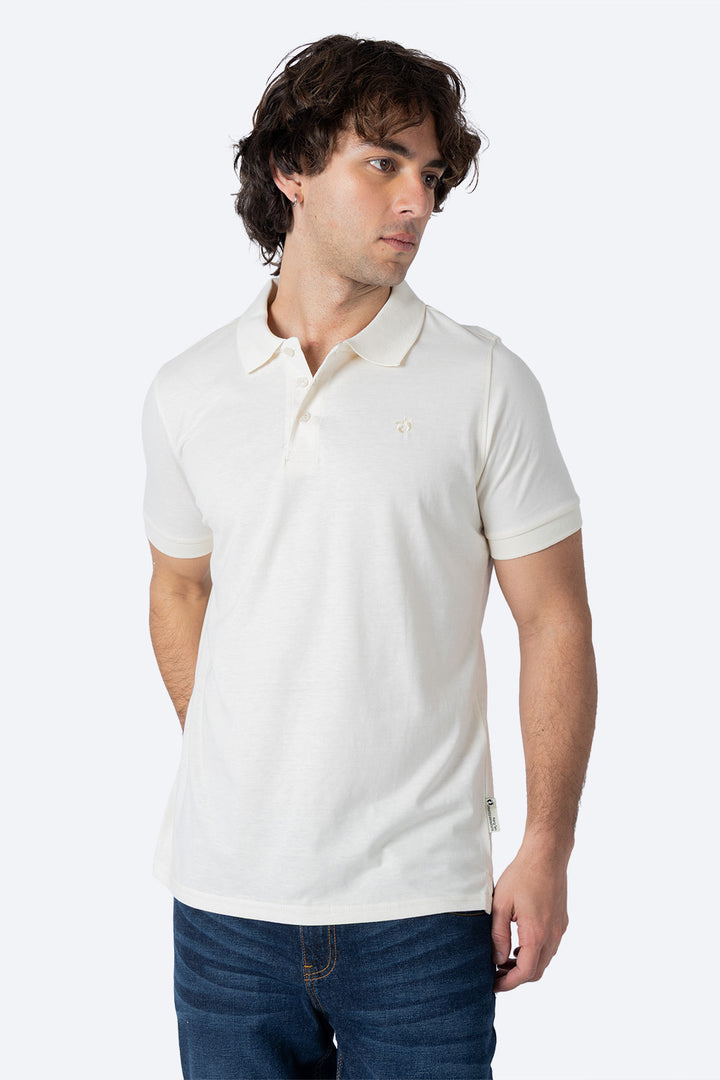 Polo chifón beige claro new - Hang Ten