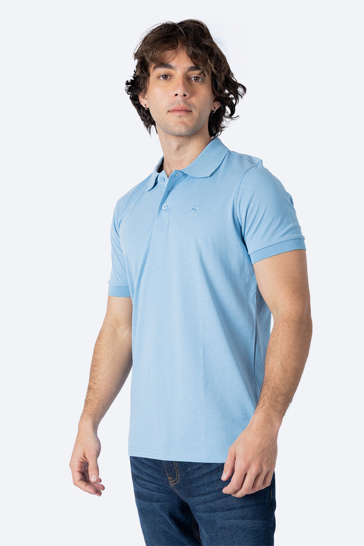 Polo chifón azul claro new - Hang Ten