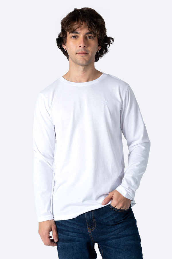 Básica manga larga blanca - Hang Ten 