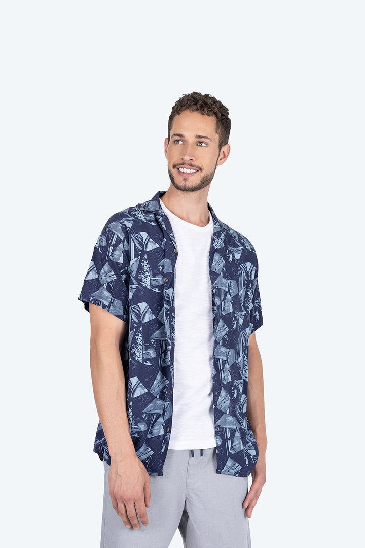 Camisa resort estampada - Hang Ten