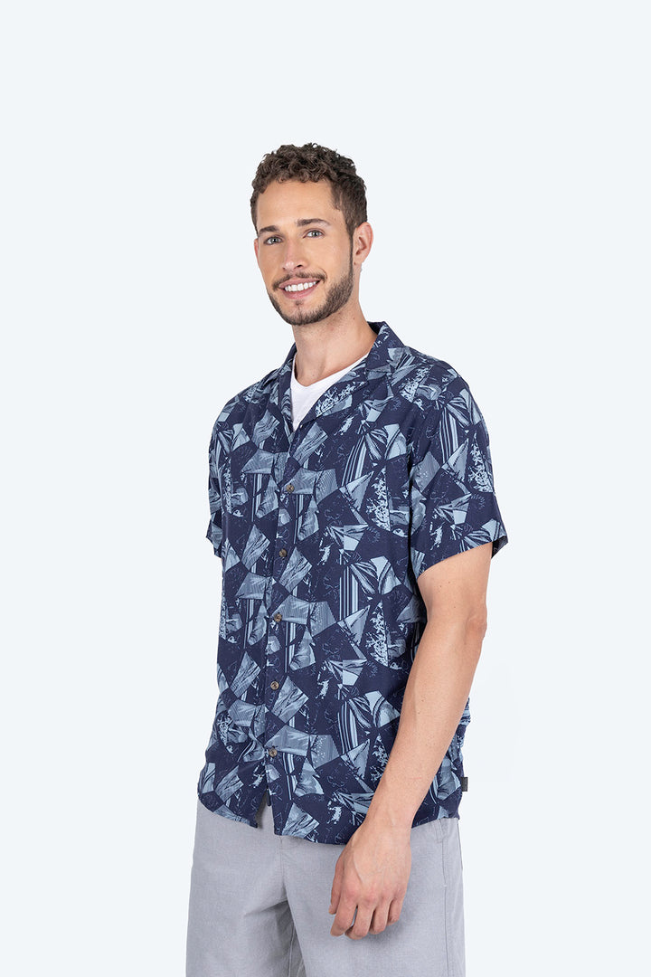 Camisa resort estampada - Hang Ten