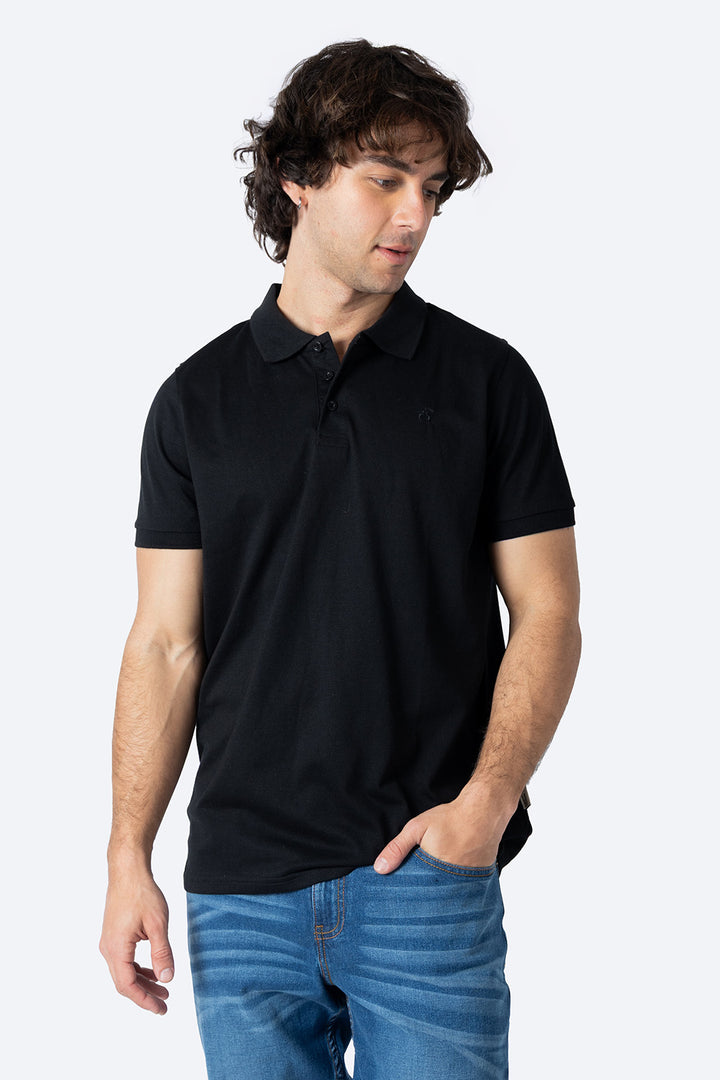 Polo chifón negra new - Hang Ten