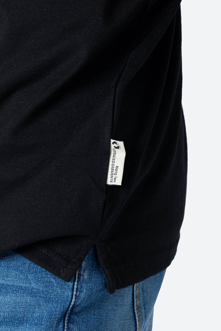 Polo chifón negra new - Hang Ten