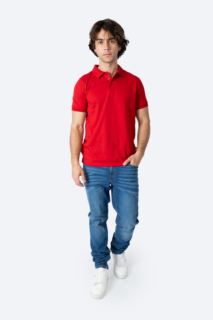 Polo chifón roja new - Hang Ten