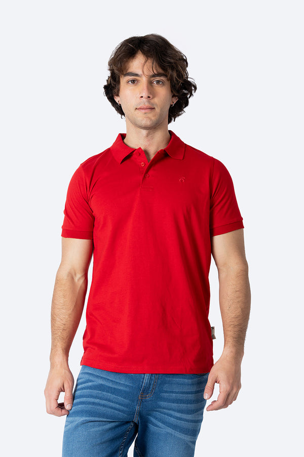 Polo chifón roja new - Hang Ten