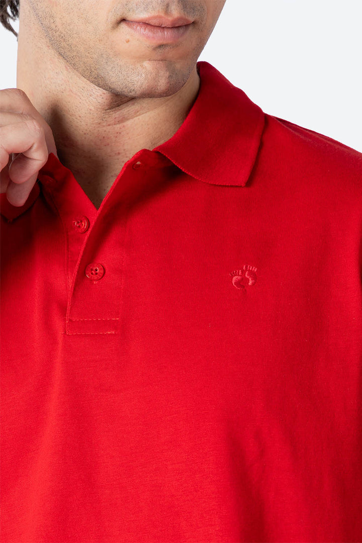 Polo chifón roja new - Hang Ten