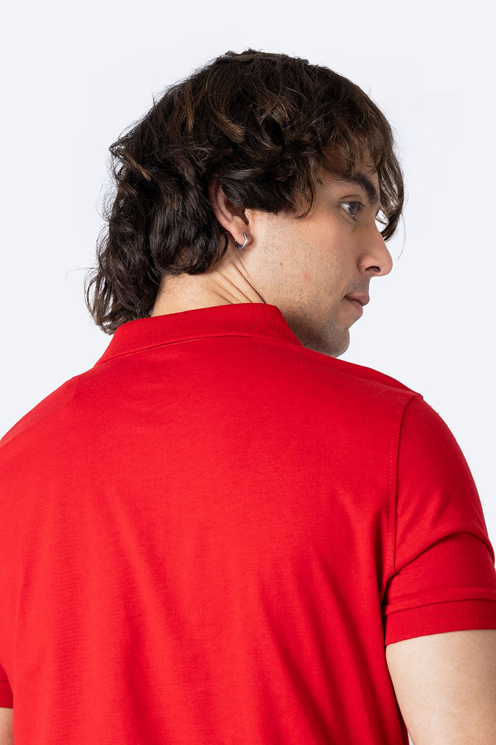 Polo chifón roja new - Hang Ten