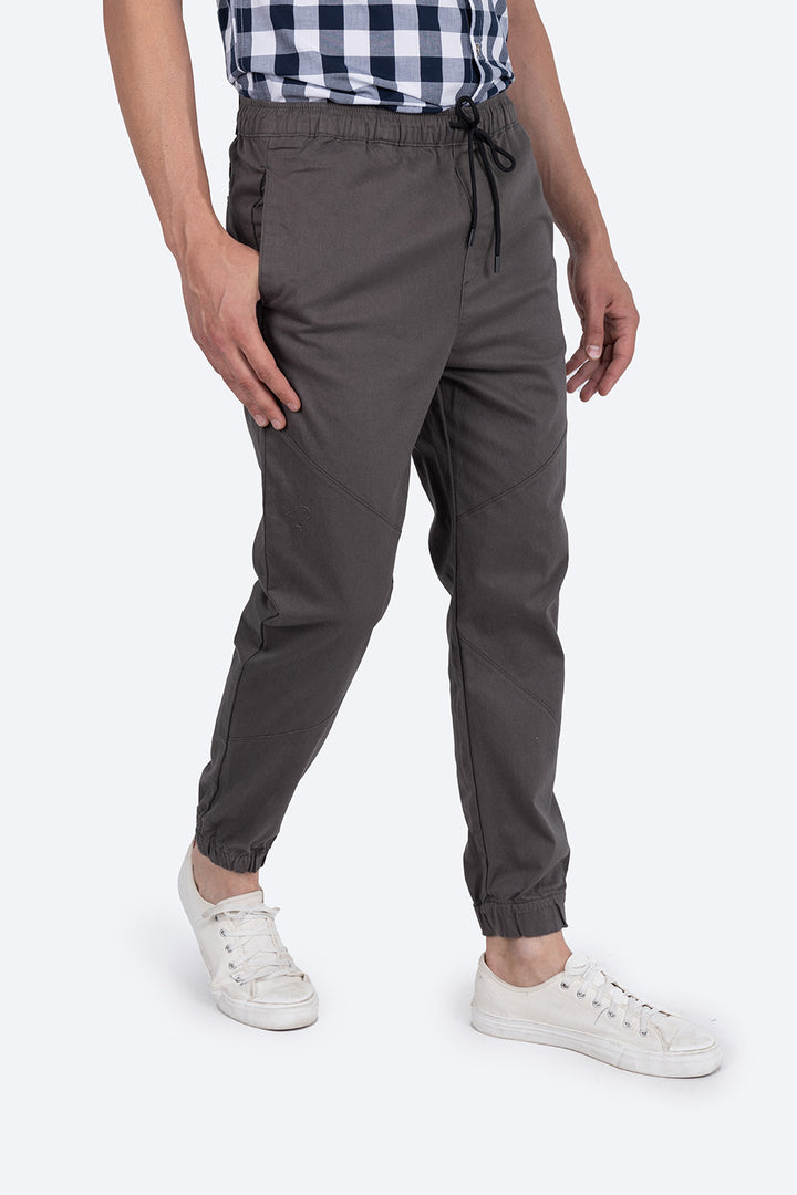 Jogger gris con jareta - Hang Ten