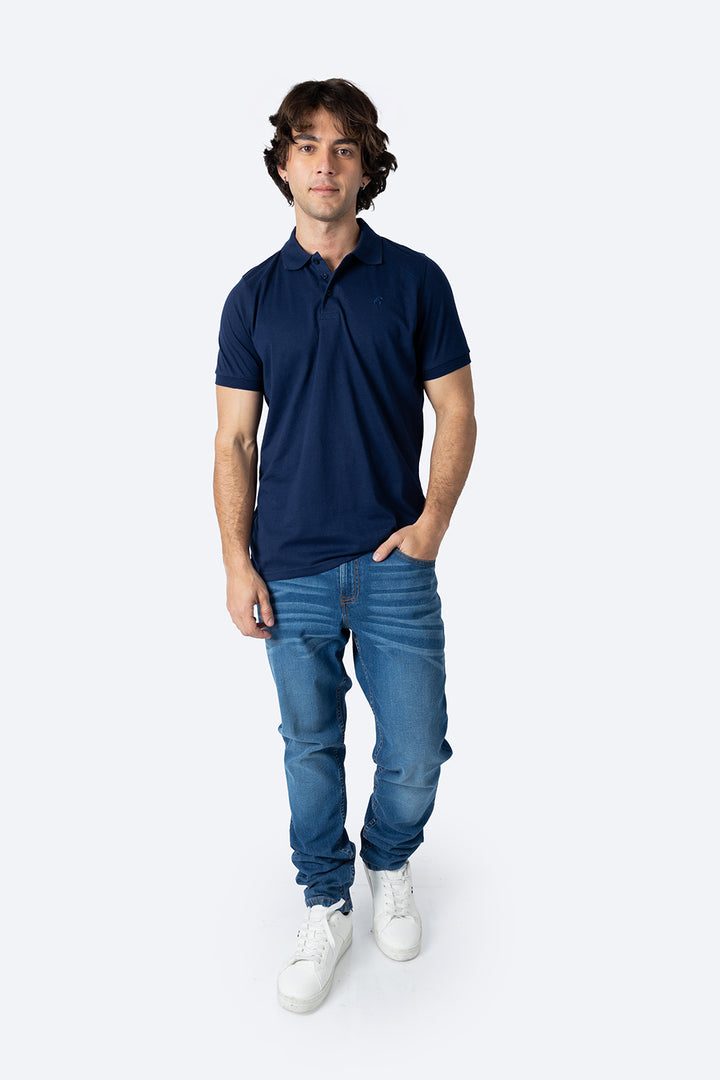 Polo chifón azul marino new - Hang Ten