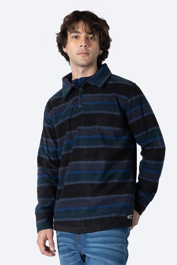 Sudadera polar azul  - Hang Ten 