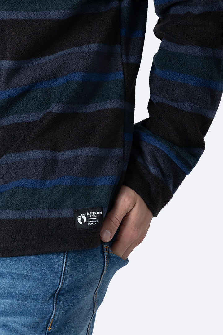 Sudadera polar azul  - Hang Ten 