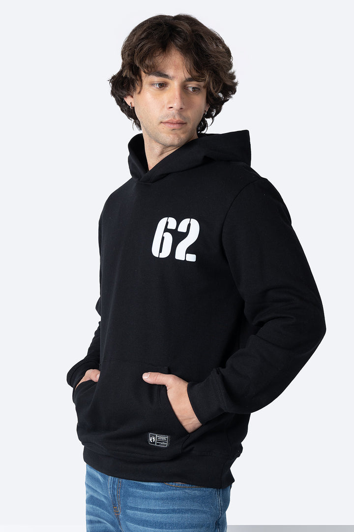 Sudadera cerrada negra 62 - Hang Ten 