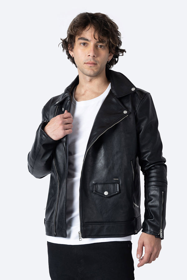 Chamarra vinipiel negra - Hang Ten