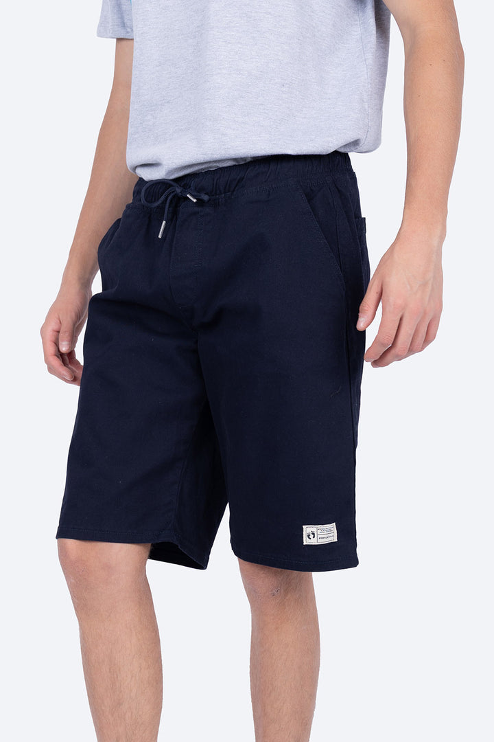 Bermuda casual azul con jareta - Hang Ten