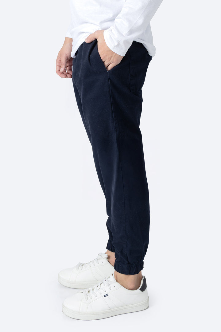 Jogger casual azul con jareta - Hang Ten